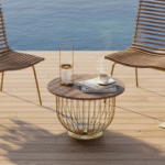 Lounge table closeup
